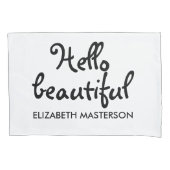 Housse D'oreillers Bonjour belle, Bonjour belle (devant-gauche)