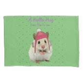 Housse D'oreillers Bonjour Hug Hamster (devant)