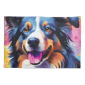 Housse D'oreillers Bonne aquarelle Sunny Puppy (Dos)