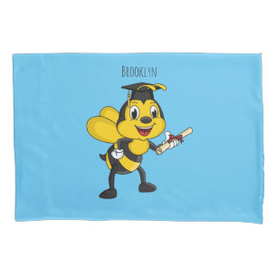 Housse D'oreillers Bonne remise des diplômes des abeilles