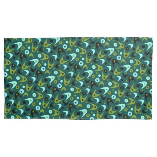 Housse D'oreillers Boomerangs rétro (devant)