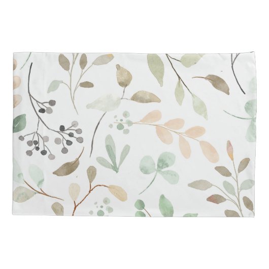 Housse D'oreillers Botanical Leaves Pillowcase (Dos)