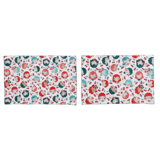 Housse D'oreillers Boucles d'oreilles Princesse (devant-Set)