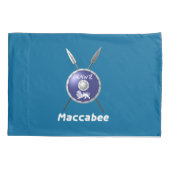 Housse D'oreillers Bouclier Maccabee Et Paroles (Dos)