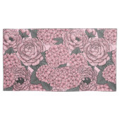 Housse D'oreillers Bouquet floral en rose (devant-gauche)