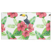 Housse D'oreillers Bouquet Toucan et tropical (devant-gauche)