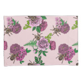 Housse D'oreillers Bouquets et tarantula (devant-Droit)