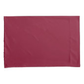 Housse D'oreillers Bourgogne (couleur solide) (devant-Droit)