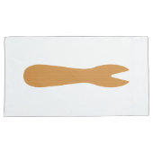 Housse D'oreillers Boutique de Fish & Chips Fourchette en Bois (devant-Droit)