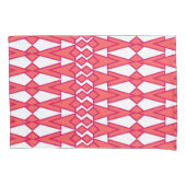 Housse D'oreillers Bowties rouges et roses (devant)