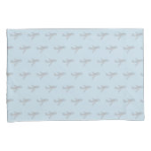 Housse D'oreillers Boys Cute Airplane Voyage avec un nom (devant-Droit)