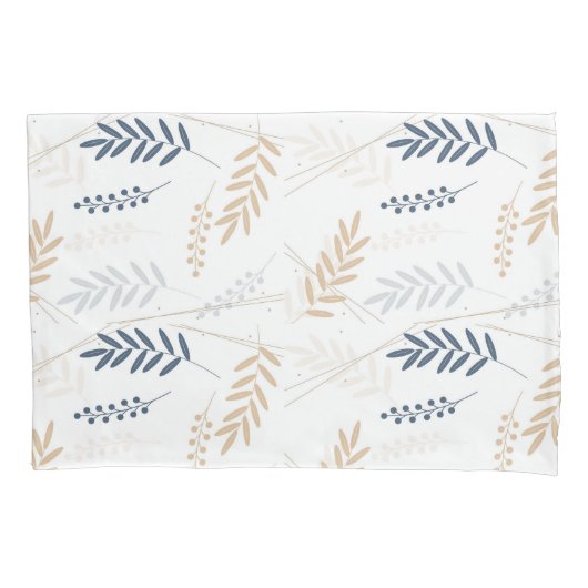 Housse D'oreillers branche florale (devant)