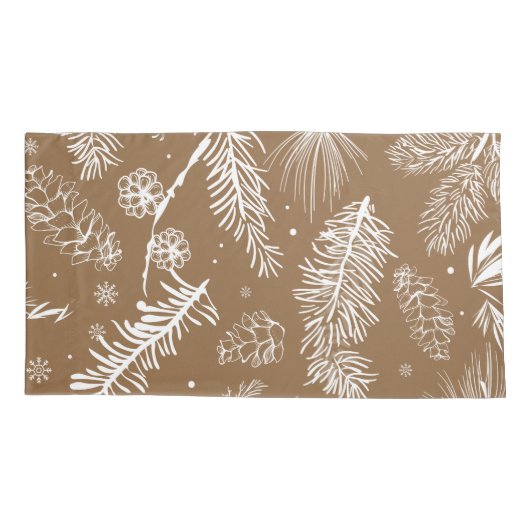 Housse D'oreillers Branches et pin 3 (Dos)