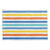 Housse D'oreillers Bright Beach Striped Motif (Dos-Droit)