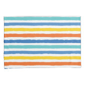 Housse D'oreillers Bright Beach Striped Motif (devant-Droit)