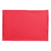 Housse D'oreillers Bright red solid (Dos)