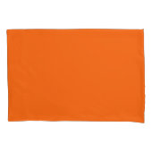 Housse D'oreillers Bright Tiger Orange Solide couleur Impression (devant)