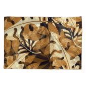 Housse D'oreillers Bright Tropical Feuilles Dark Motif (Dos)