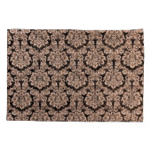 Housse D'oreillers Brocade violette lourde, arrière - plan abstrait. (Dos)