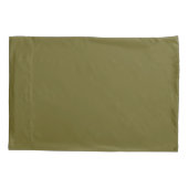 Housse D'oreillers bronze antique (uni) (Dos-gauche)