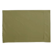 Housse D'oreillers bronze antique (uni) (devant-Droit)