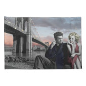 Housse D'oreillers Brooklyn B&W 2 (Dos-Droit)