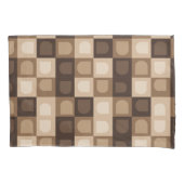 Housse D'oreillers Brown moderne Boho Arch Motif Aztèque géométrique (devant-gauche)