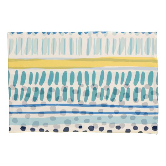 Housse D'oreillers Brush Strokes : Abstrait Fun sans couture (devant)