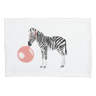 Housse D'oreillers Buble Gum Zebra Blowbble