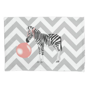 Housse D'oreillers Buble Gum Zebra Blowbble