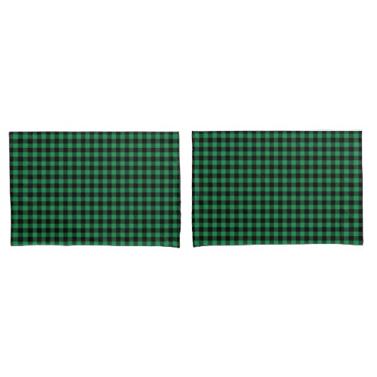 Housse D'oreillers Buffalo Plaid Pillowcase Pair (devant-Set)