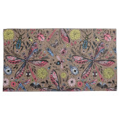 Housse D'oreillers Bugs de Doodle sur mocha brown (devant-Droit)