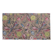 Housse D'oreillers Bugs de Doodle sur mocha brown (Dos-gauche)