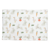 Housse D'oreillers Bunnies & Canards sur le Motif de ferme (Dos)