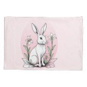 Housse D'oreillers Bunny et Lilies (Dos)