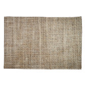 Housse D'oreillers Burlap Hessian Arrière - plan Texture (Dos)