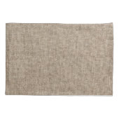 Housse D'oreillers Burlap rustique (Dos)