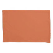 Housse D'oreillers Burnt Terracotta Orange (devant-gauche)