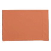Housse D'oreillers Burnt Terracotta Orange (devant-Droit)