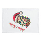 Housse D'oreillers Burritos Mexicains Noël Casquette Noël (Dos)