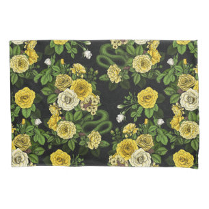 Housse D'oreillers Caché en rose, jaune et vert