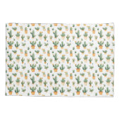 Housse D'oreillers Cactus pointé sur Coque Coussin blanc (Dos)
