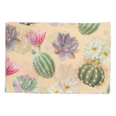 Housse D'oreillers Cactus Succulent : Motif de détail élevé (Dos)