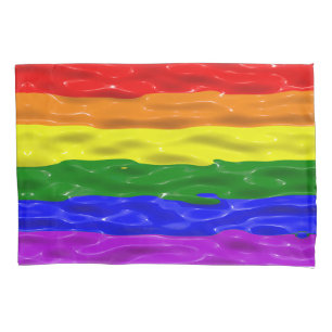 Housse D'oreillers Cadeaux artistiques de fierté gay Colorés de Slipp