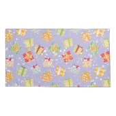 Housse D'oreillers Cadeaux de Noël motif (Dos-gauche)