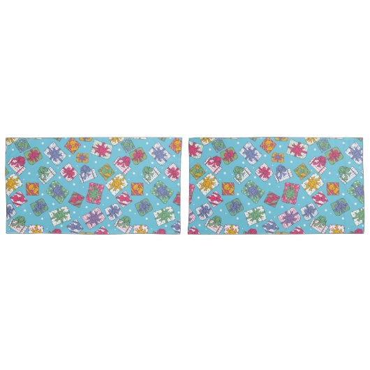 Housse D'oreillers Cadeaux de Noël motif (devant-Set)