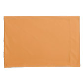 Housse D'oreillers Cadmium orange (solid color)  (devant-Droit)