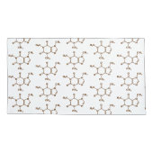 Housse D'oreillers Café caféine Formule chimique moléculaire (Dos-gauche)