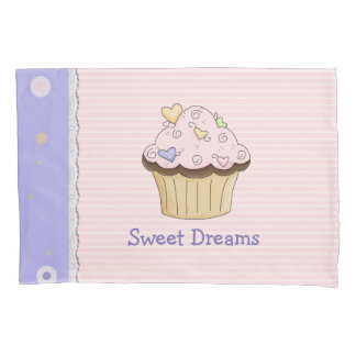 Housse D'oreillers Caisse assez rose de coussin de petit gâteau