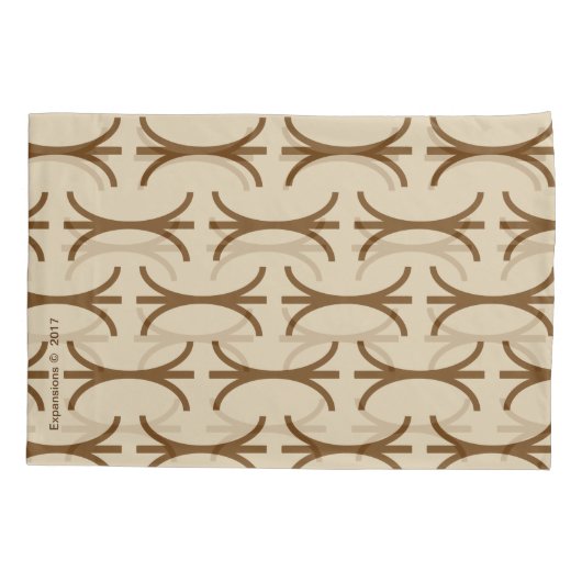 Housse D'oreillers Caisse Brown de coussin de fusion (Dos)